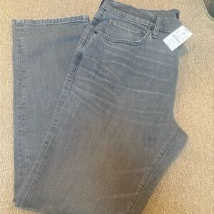 J.CREW Straight-fit grey jean in signature flex.NWT Size 34